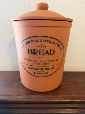 Henry Watson Pottery Bread Crock